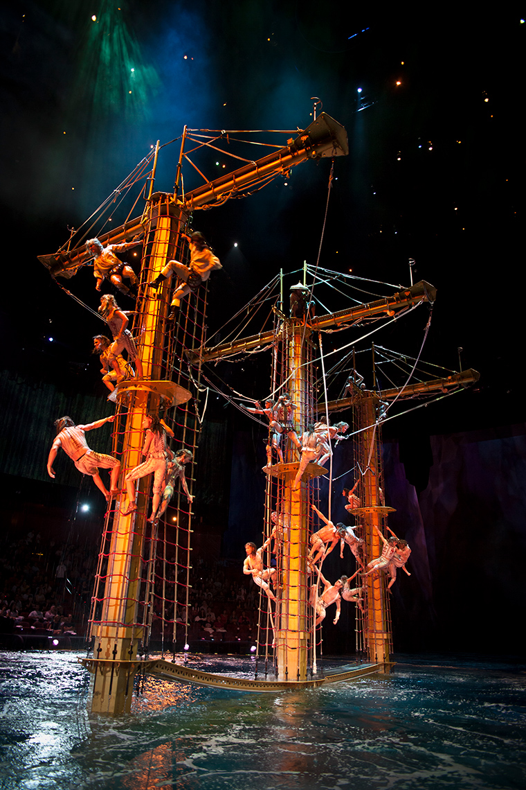 Pirates Boat The House of Dancing Water show at the City of Dreams Macau marketing and promotional shots