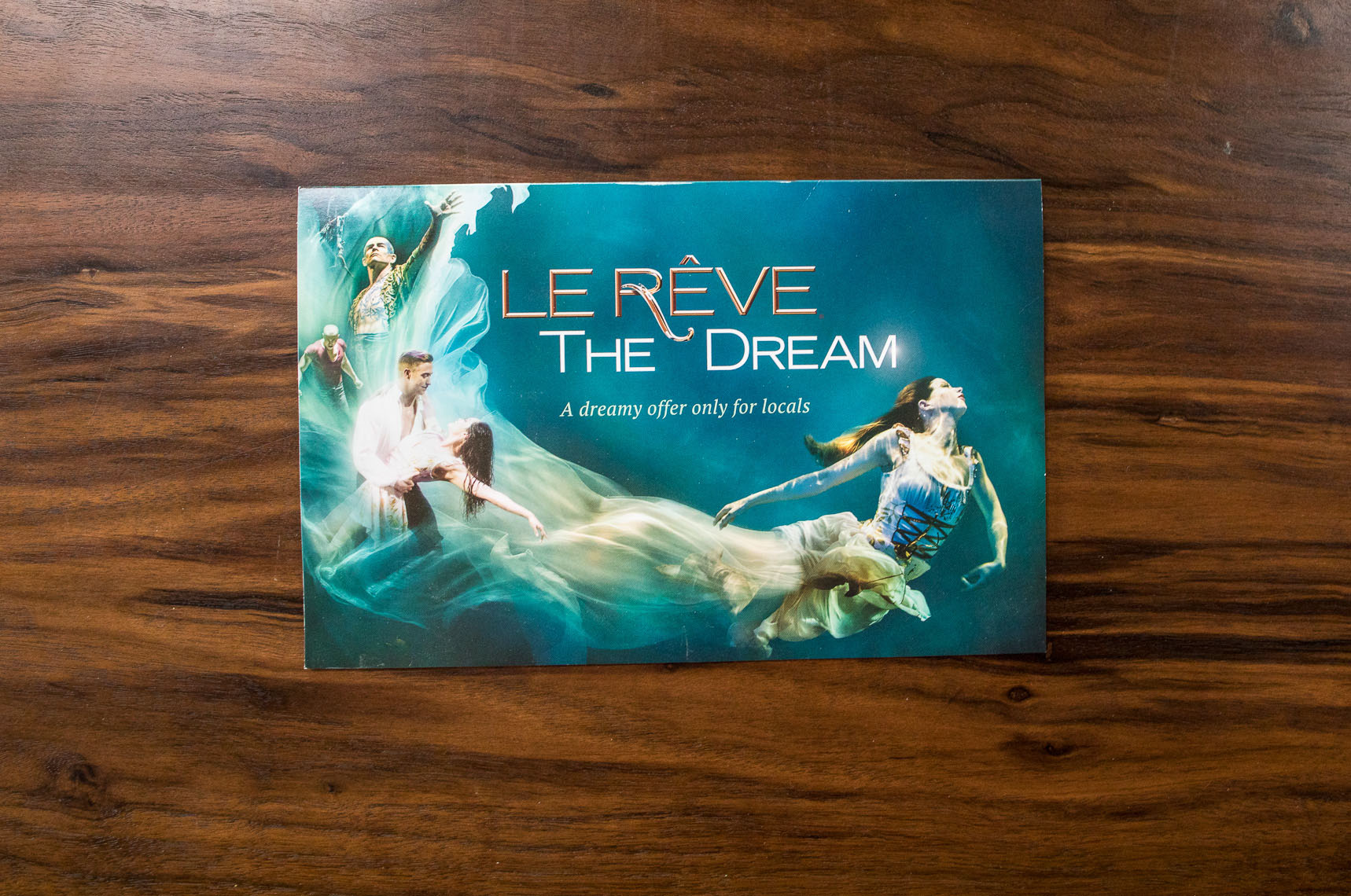Advertising for Le Reve the show At the Wynn Las Vegas